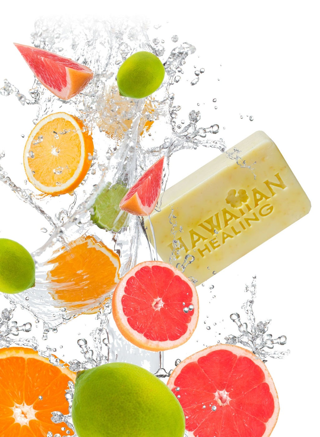 Hawaiian Healing Skin Care | Hand-Crafted, Moisturizing Kiokio Citrus Splash Beauty Bar Soap 5oz - Hawaiian Healing